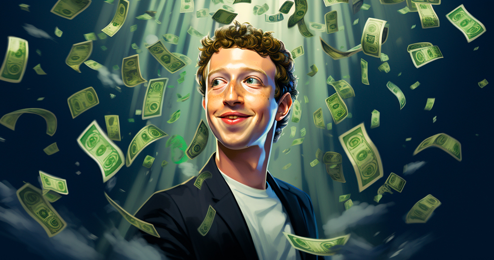 Mark Zuckerberg With a Lot of Money